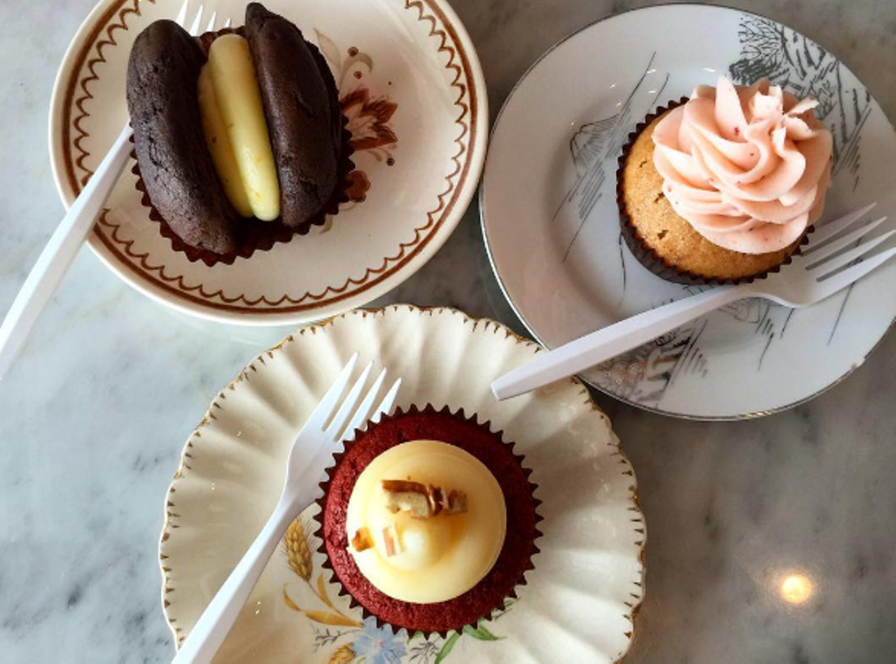 Blue Bird Bake Shop
3122 Corrine Drive, 407-228-3822
While the red velvet and strawberry cupcakes are quite tasty, the whoopie pie is a unique must-try. It&#146;s a soft chocolate cookie with creamy peanut butter in the middle.
Photo via glasstonegroup_br/Instagram