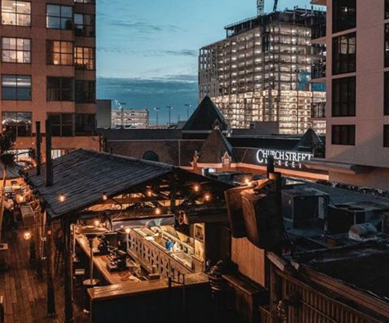 High Tide
33 W Church St., 407-649-4270
The rooftop bar at High Tide gives you a bird's-eye view of the City Beautiful. Check out their website for drink specials, suchy as Friday Happy Hour and Saturday Power Hour.
Photo via Church St. Bars/Instagram