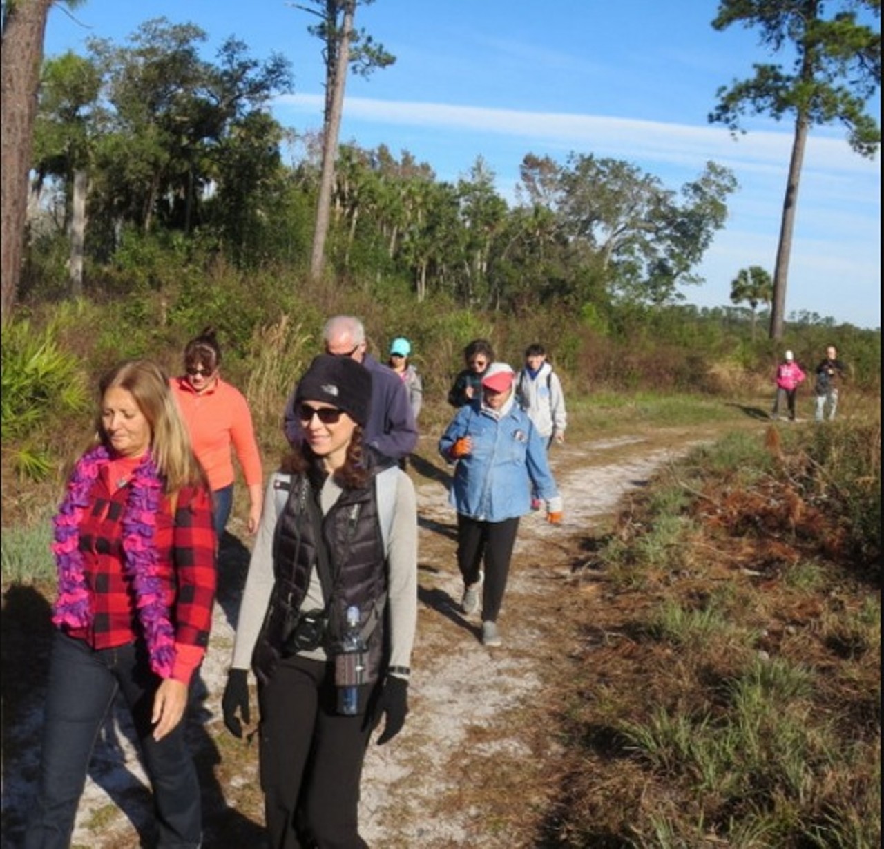 Lake Mary Adventure Walkers
Check website for locations and times
Fees: Free
Membership to this group grants you the chance to exercise with fellow outdoors lovers who crave a walk with companionship. Couches are nice but if you feel you&#146;ve grown to close to it in recent months then perhaps it is time to peel yourself off of it and join these 600 adventurers who explore the Orlando and Lake Mary area. 
Photo via Doug M./Meetup Lake Mary Adventure Walkers Homepage
