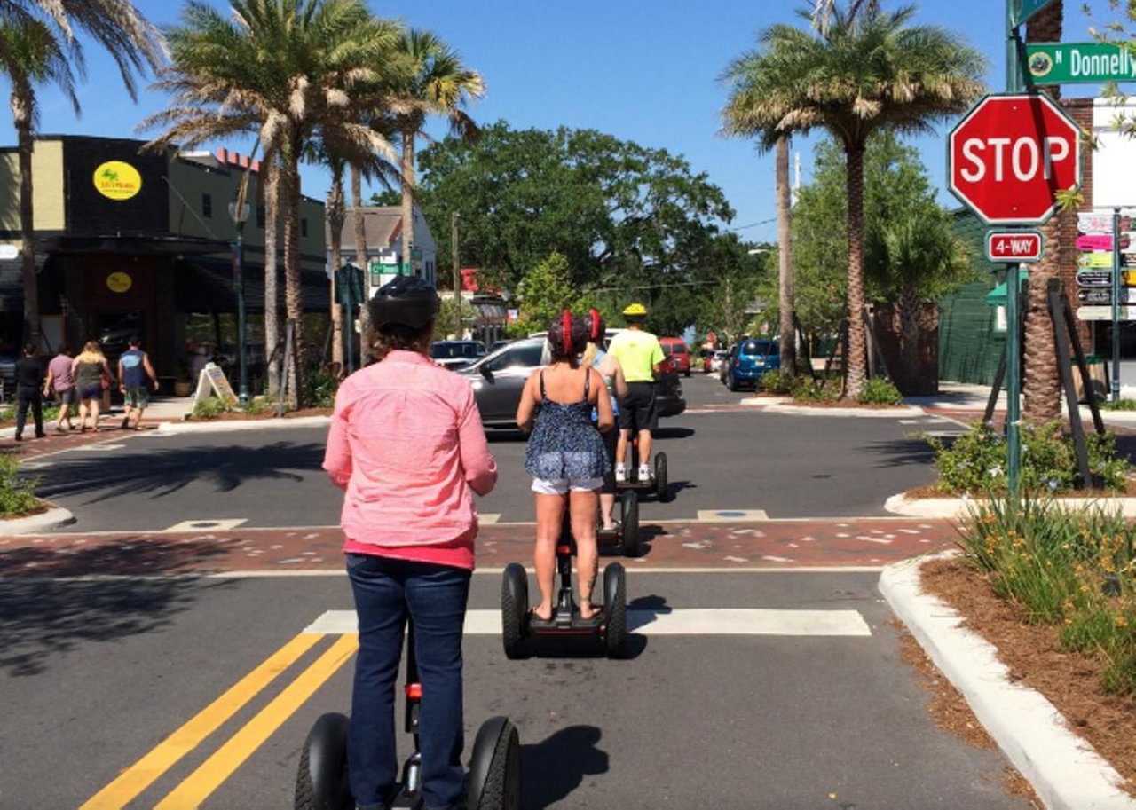  Historic Mt. Dora Segway Tour
430 Alexander Street, Mt. Dora, 352-460-2039,  $49 in advance, $55 same-day
It&#146;s a 1-hour tour that starts in downtown Mt. Dora and takes you along the city&#146;s waterfront and marina. You will pass by the lighthouse and over into Palm Island park, where you&#146;ll get to see all of Mt. Dora&#146;s wildlife. The tour then continues through the historic bed and breakfasts. Tours leave daily at 9:30 a.m., 11:30 a.m. and 1:30 p.m. 
Photo via PhilipMC69/Tripadvisor
