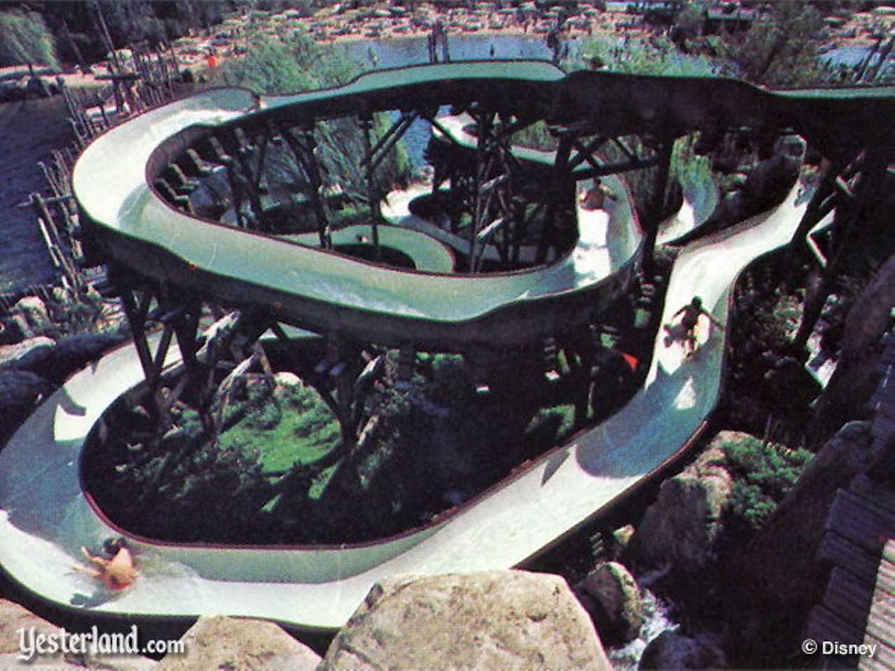It was huge, and full of crazy turns. Via yesterland.com