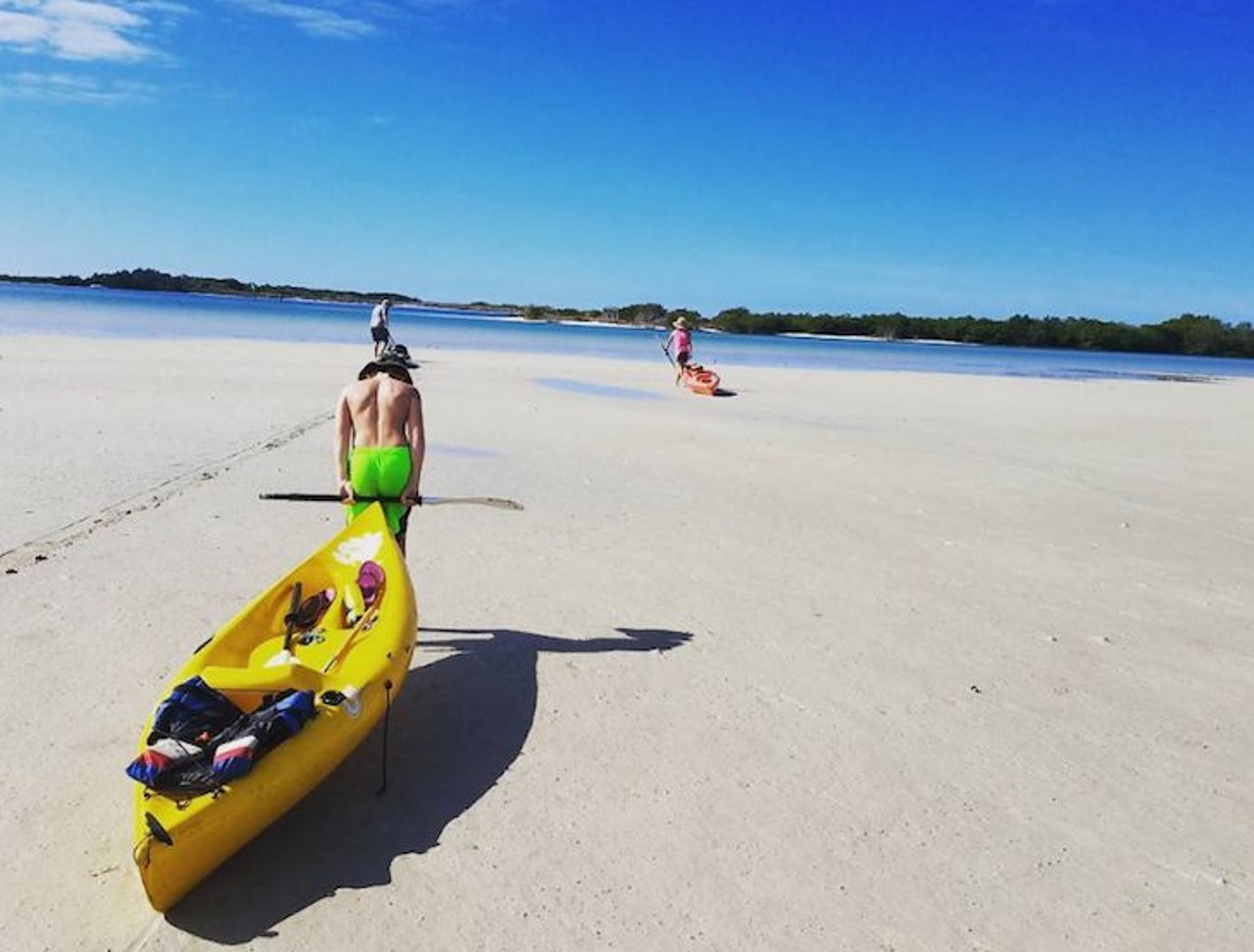 Fort De Soto
2 hours, 10 minutes away
Swim, kayak or spot a few dolphins along this diverse shore ecosystem. If you head over between April and September you might even spot some sea turtle nests: Loggerheads lay their eggs here during the summer. 
Photo via drewstacey5/Instagram