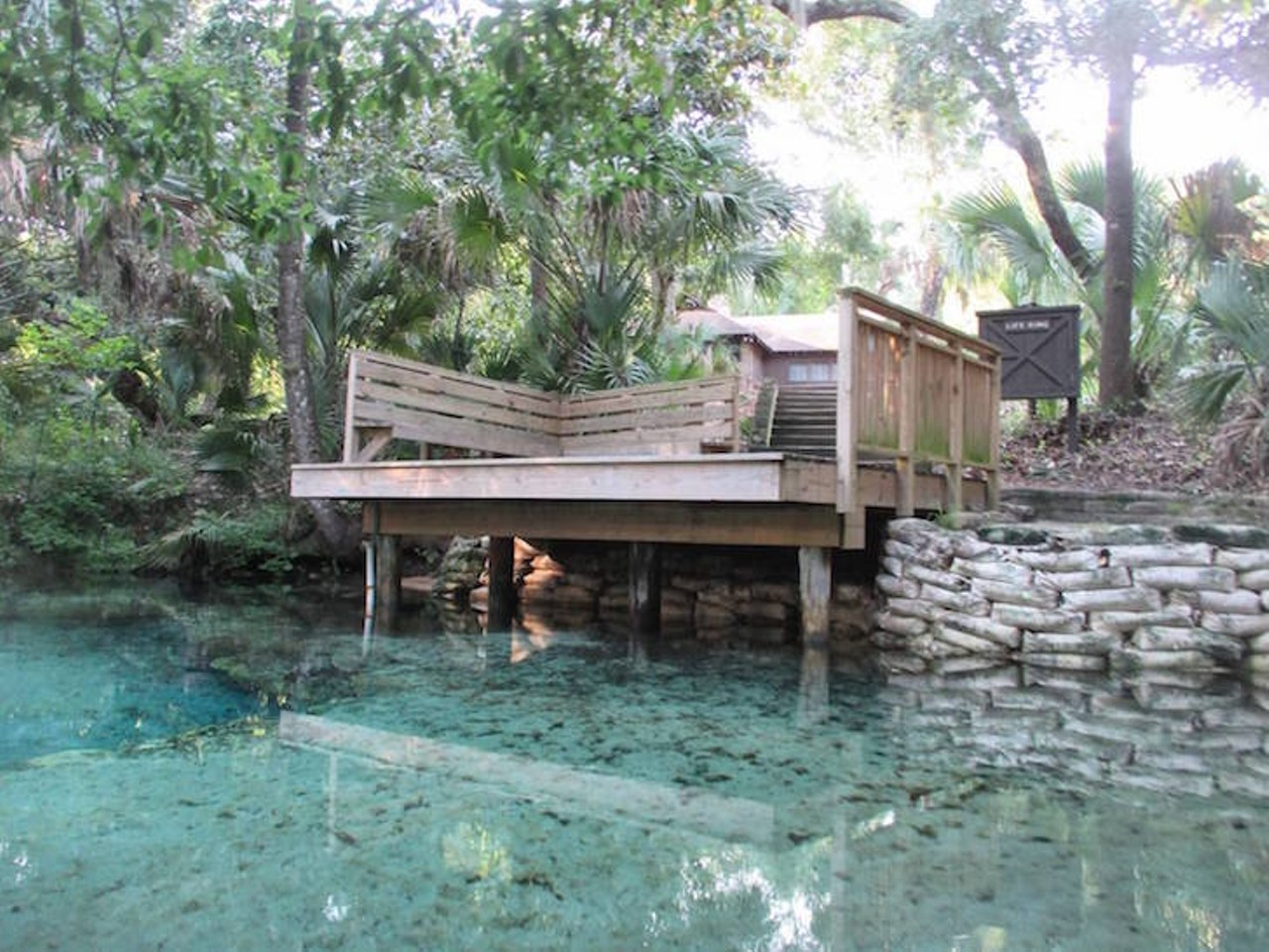 Dip in the sparkling water at Juniper Springs
Estimated driving distance from Orlando: 1 hour 20 minutes 
One of the oldest and most popular recreational spots in Florida, Juniper Springs, located in the Ocala National Forest, is known for its sparkling waters, campground, and scenic hiking trails. There are hundreds of tiny springs and paths to explore, and the park is shaded by great oak and palm trees. This is a great spot to spend the day outdoors. 
Photo via Juniper Springs Recreation Area /Facebook
