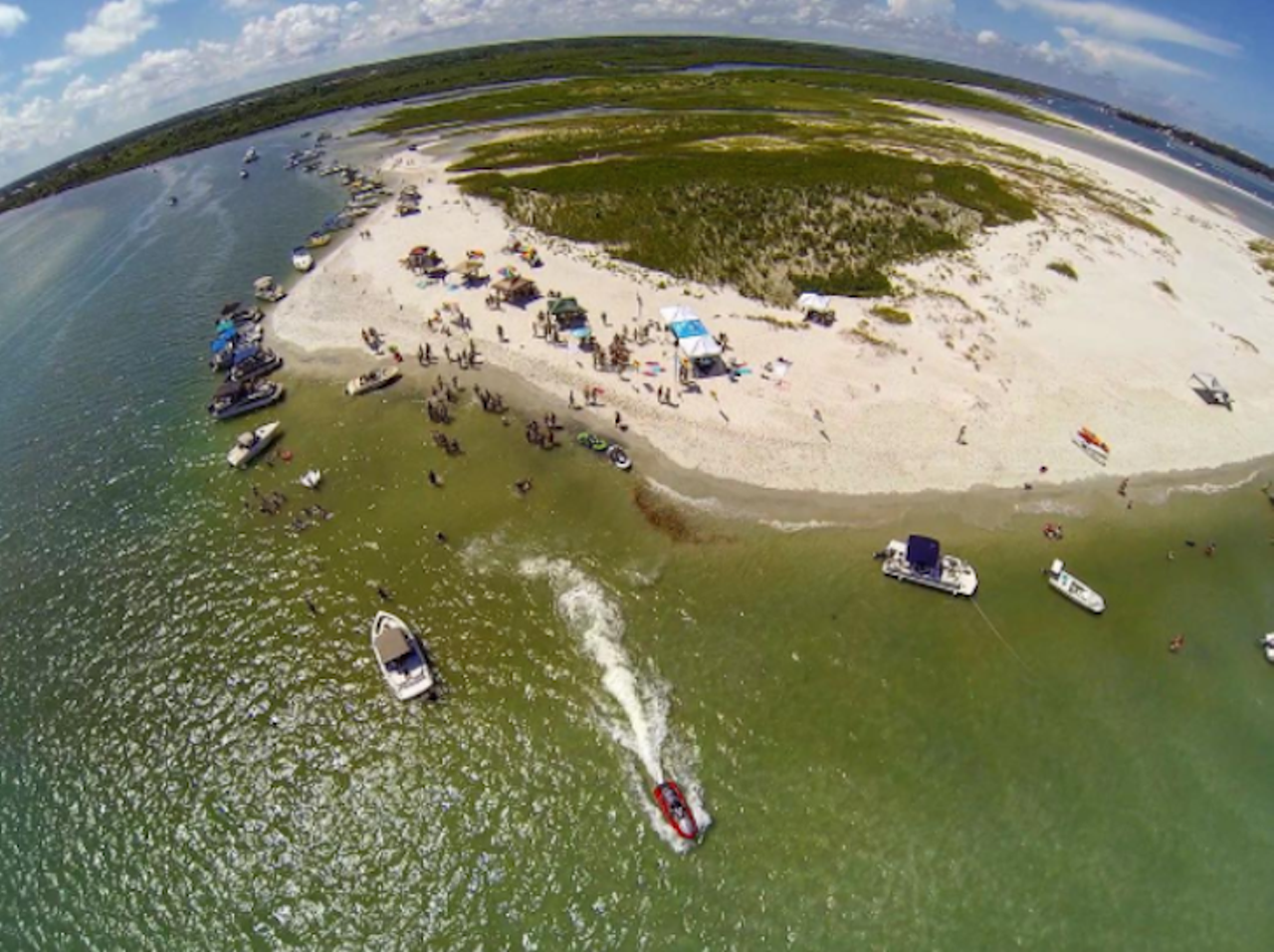Disappearing Island
Ponce Inlet
Disappearing Island is like walking onto the set of a hip-hop music video: boats, booze and bangin' tunes in every direction. Enjoy the warm water while you can ... low tide only lasts so long and then there goes the island.
Photo via chriskernstock/Instagram
