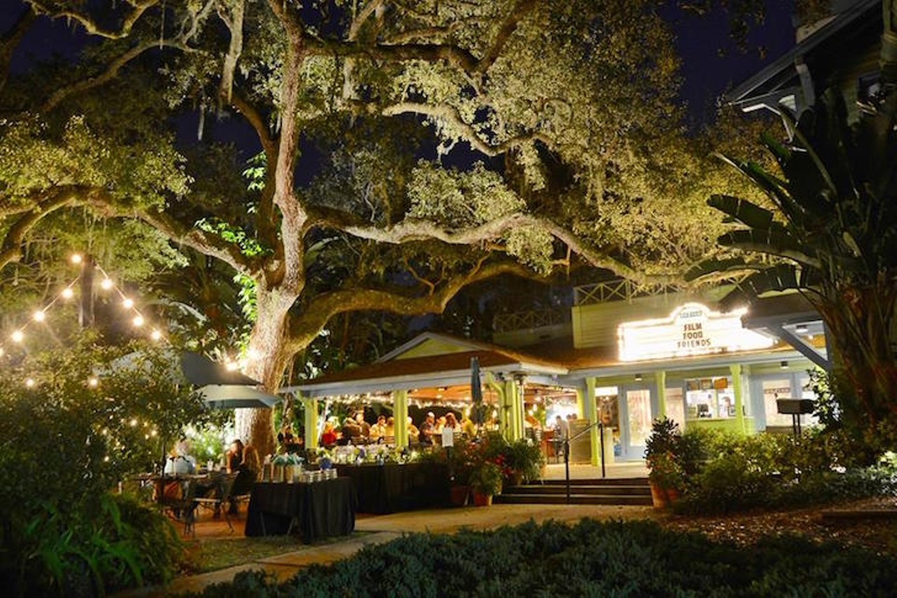 Eden Bar  
1300 S Orlando Ave., Maitland,407-629-1088
Eden Bar is the outdoor bar for the Enzian Theater. Although you don&#146;t need to purchase a movie ticket to dine or drink, it offers daily food and drink specials, as well as lunch and a late night menu.
Photo via Enzian Theater/Facebook