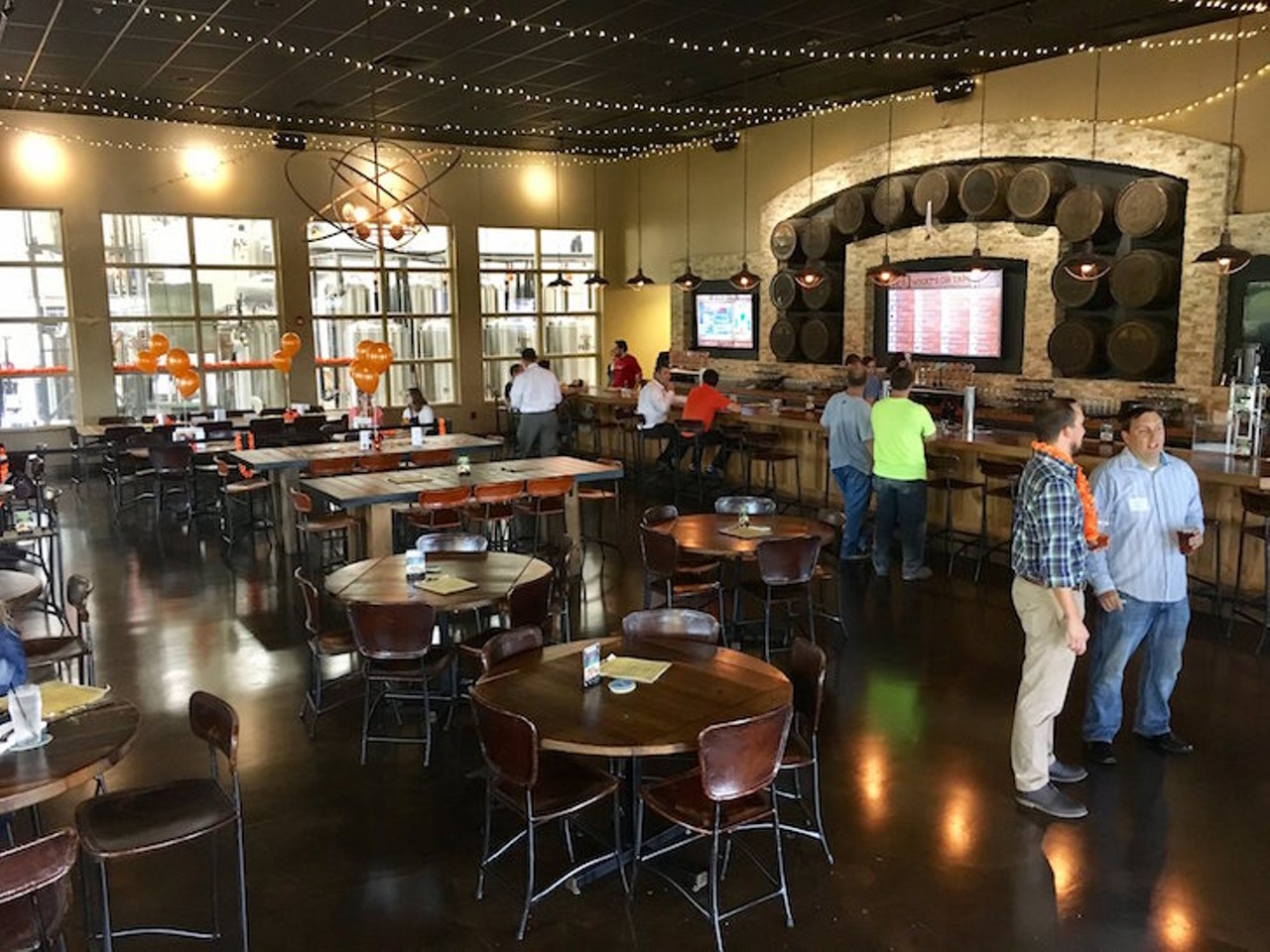 Brew Hub  
4100 Frontage Rd. S. Lakeland, 863-698-7600
Tatonka Stout, Bodi Blonde, Golden Nugget IPA and Tejas Negras are just a few brews offered at this Lakeland spot. 
Photo via Brew Hub/Facebook