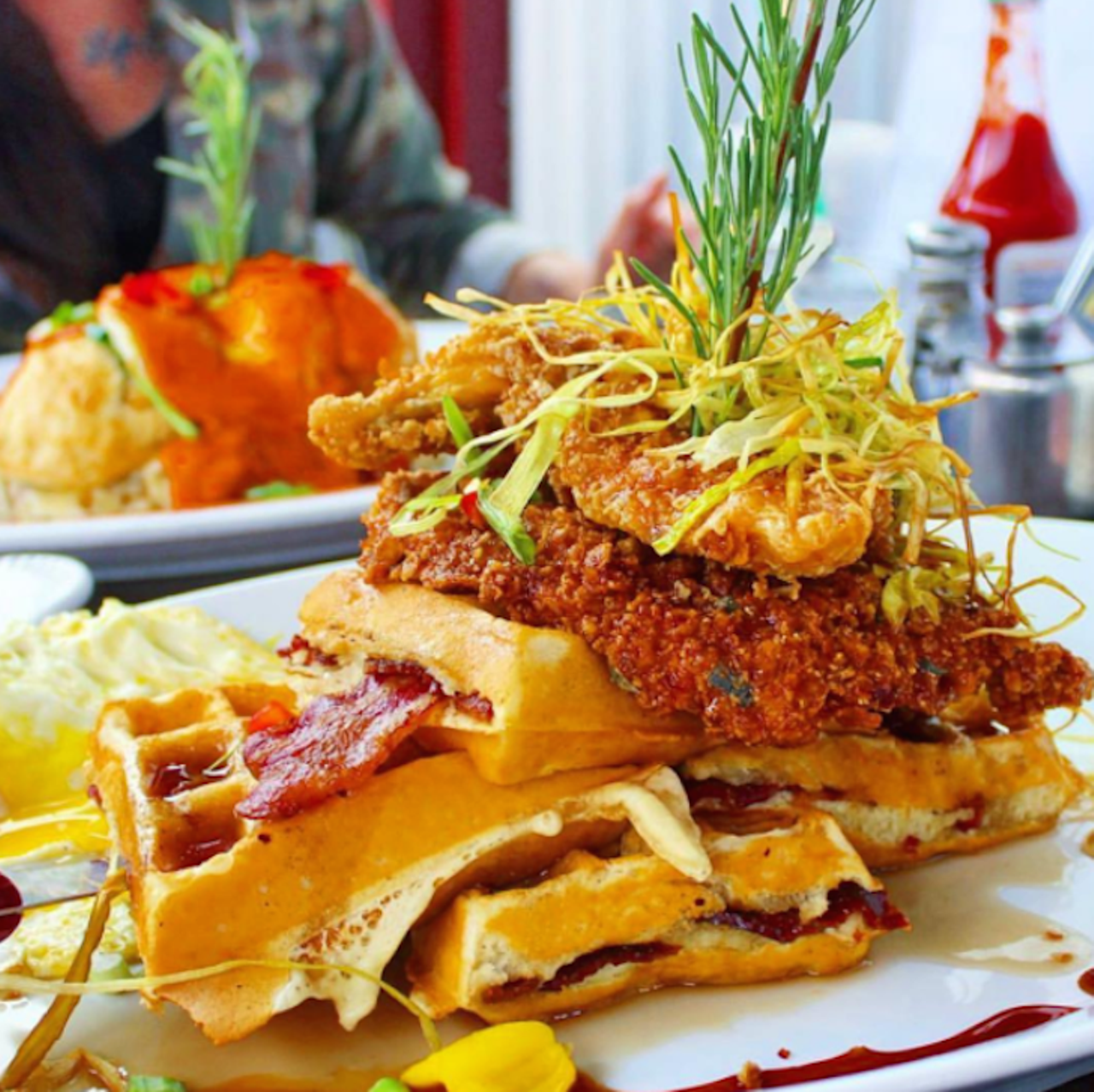 Hash House a go go
5350 International Drive | 407-370-4646
Hash House is known for gargantuan portions, so make sure you bring your appetite here. While they have plenty of &#147;twisted farm food,&#148; be sure to try their Man vs Food-challenge-worthy Andy&#146;s Sage Fried Chicken if you think you can handle it.
Photo via foodactivity/Instagram