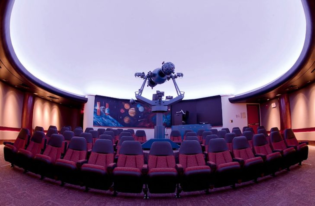 Stargaze at the Emil Buehler Planetarium
Seminole State College&#146;s planetarium offers interactive shows and &#147;full-dome video presentations&#148; perfect for any science enthusiasts. You can also stop by different locations around Central Florida for &#147;Telescope Thursdays,&#148; where you can observe the different objects in the sky. Adult admission is only $6. More information here 
Photo via Emil Buehler Planitarium at Seminole State College/Facebook