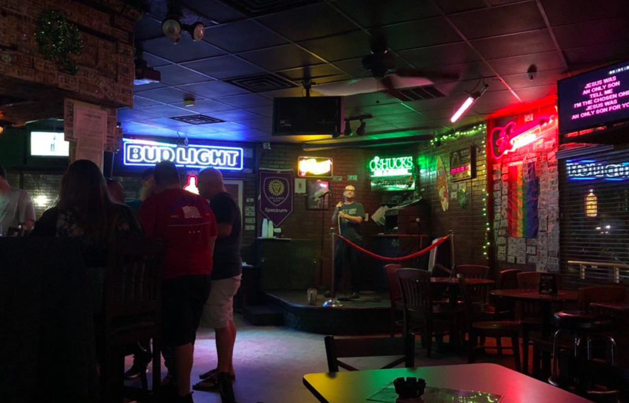 O’Shucks Pub & Karaoke Bar
7467 International Drive, Orlando
”Karaoke every freakin' night.” And they mean it. Sing it out any day of the week starting at 9 p.m. at this hometown dive.
