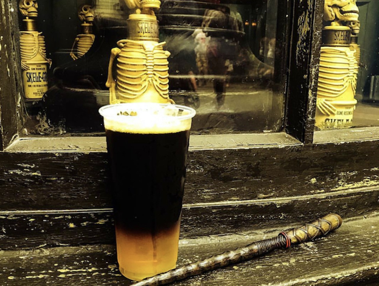 The Triple  (formerly Deathly Hallows) 
Hog&#146;s Head, Islands of Adventure
Layered with two types of beer and cider this drink will let you have the most fun at the Wizarding World of Harry Potter. The Triple is on the secret menu so you have to ask for a layered Strongbow Cider, Hog&#146;s Head Ale, and Guinness.
Photo via The Triple/Orlando Informer