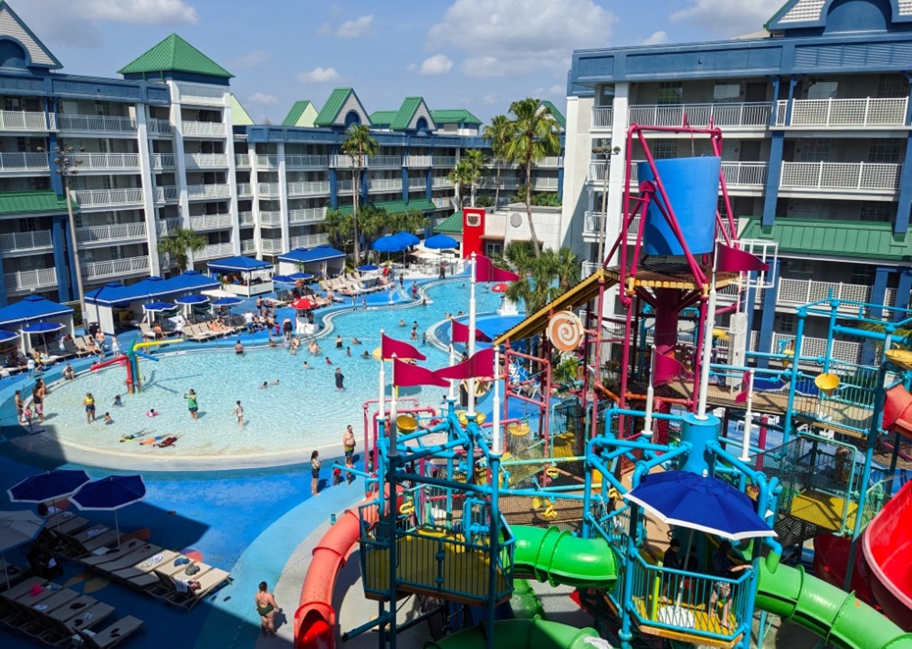 Holiday Inn Resort Orlando Suites Waterpark
14500 Continental Gateway Drive, Orlando
Price: Starts at $25
This family-friendly resort offers a massive pool and its own water park compete with slides, pool activities, fast-paced flumes and a kids' play area.