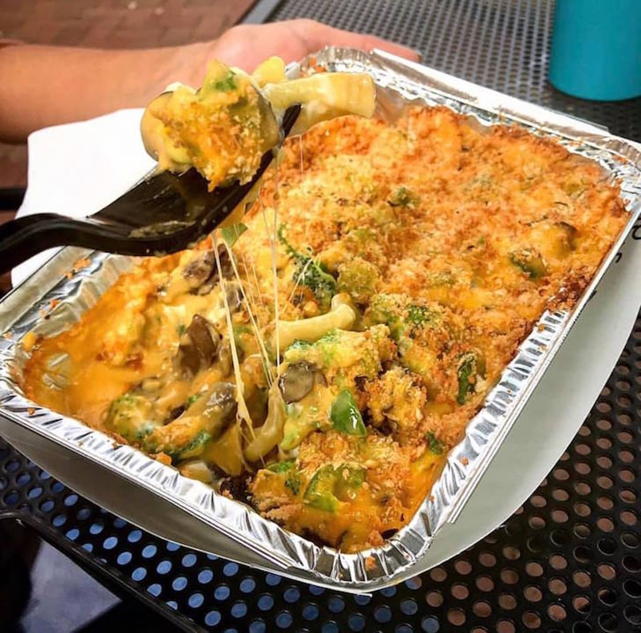 Mac&#146;d Out Winter Garden
426 W. Plant St., Winter Garden
Five-cheese mac & cheese with broccoli, mushrooms and an herb-Romano crust
Photo via Mac&#146;d Out on Facebook