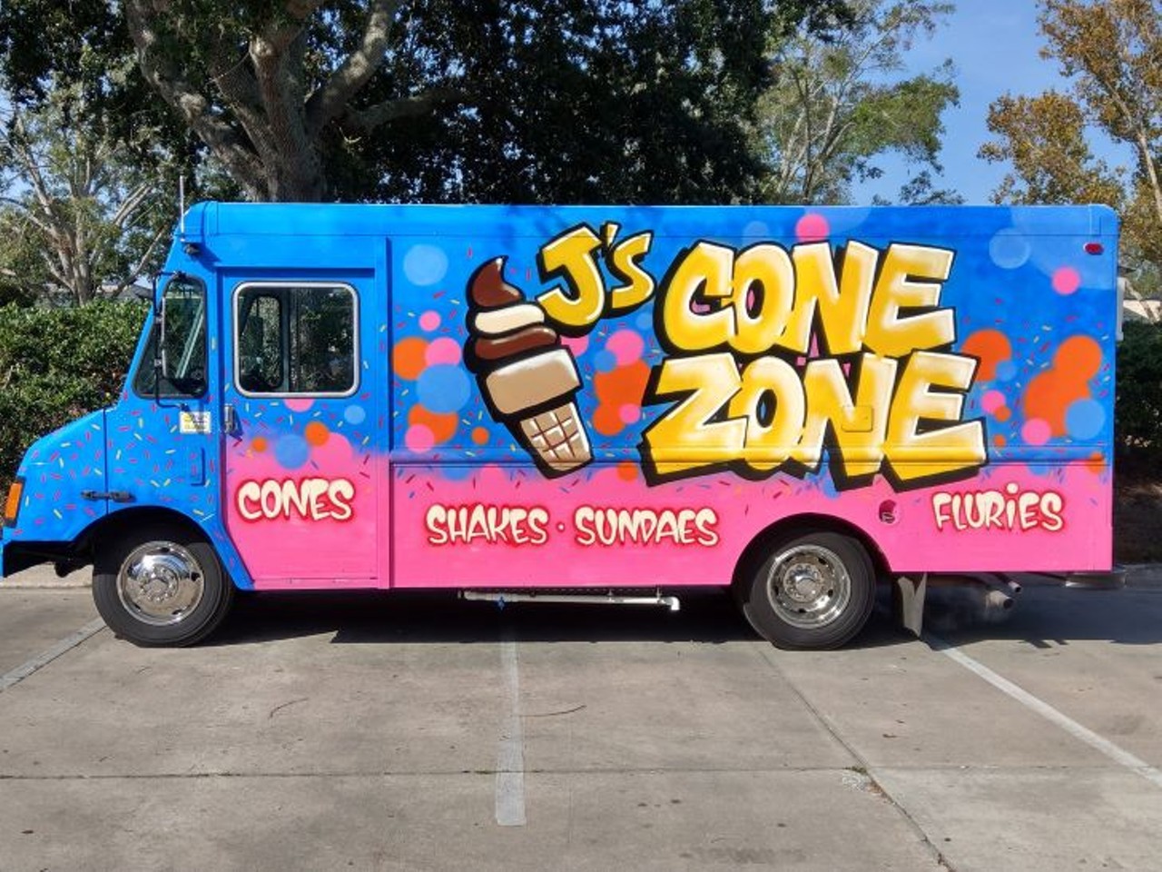 J&#146;s Cone Zone 
Ice Cream Truck
The ice cream truck may be a classic, but J&#146;s Cone Zone definitely brings more style to the game. Available to cater parties and events in the Orlando area. 
Photo via J&#146;s Cone Zone/Facebook