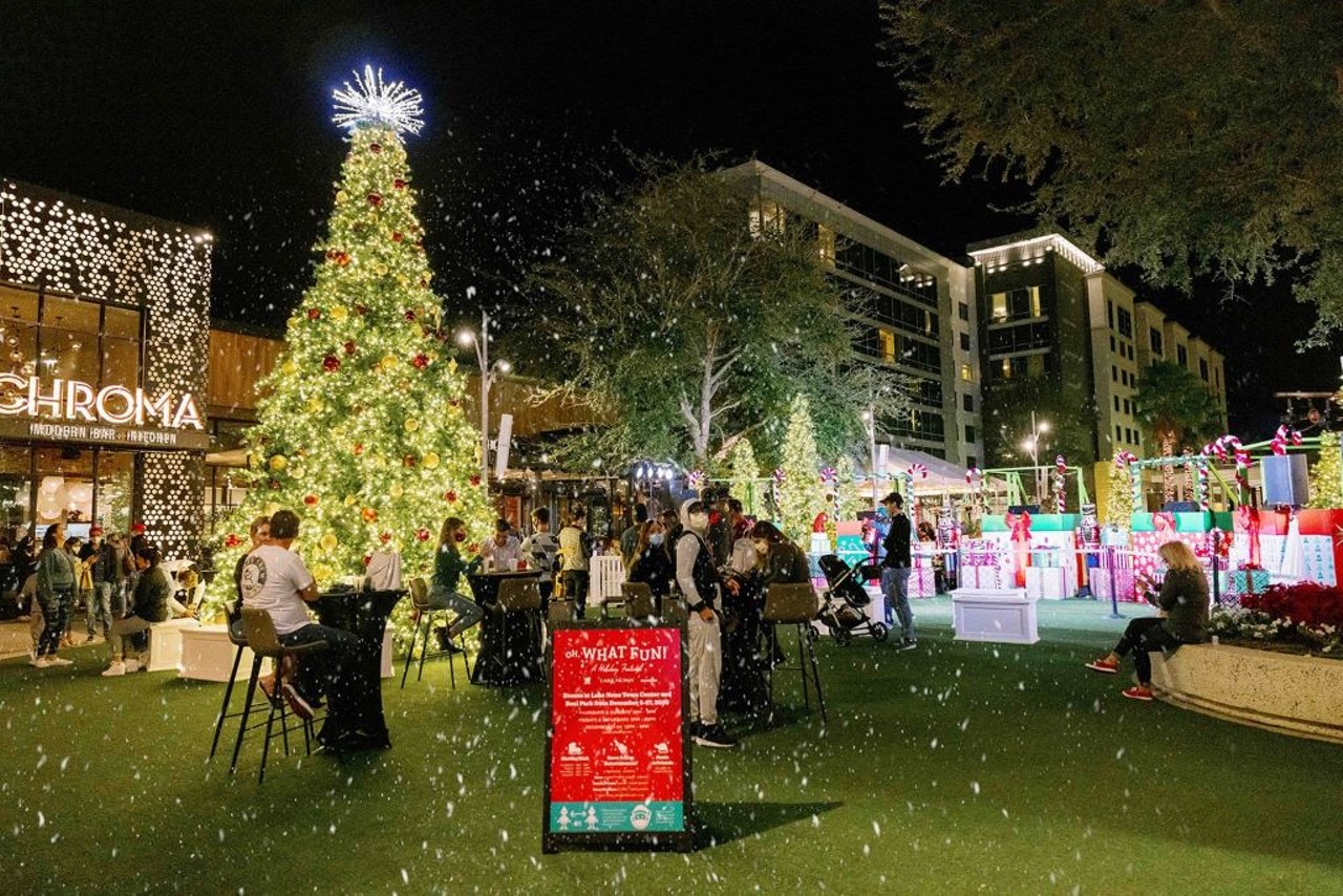 Lake Nona&#146;s &#147;Oh, What Fun!&#148; Holiday Festival 
407-888-6500, 6955 Tavistock Lakes Blvd.
Pay a visit to the Lake Nona Town Center peppermint forest tree lot, Santa&#146;s cottage, and starlight stage until Jan. 2. There&#146;ll be a chance to capture the perfect family photo in front of a 24-foot Christmas tree at peppermint square.
Photo via Learn Lake Nona/Facebook