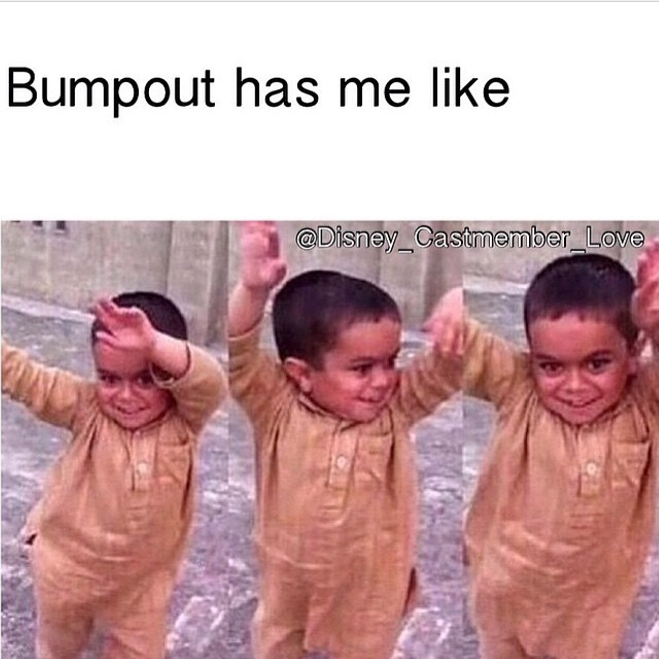 (FYI: Bumpout is when you're finally done with your shift.)
