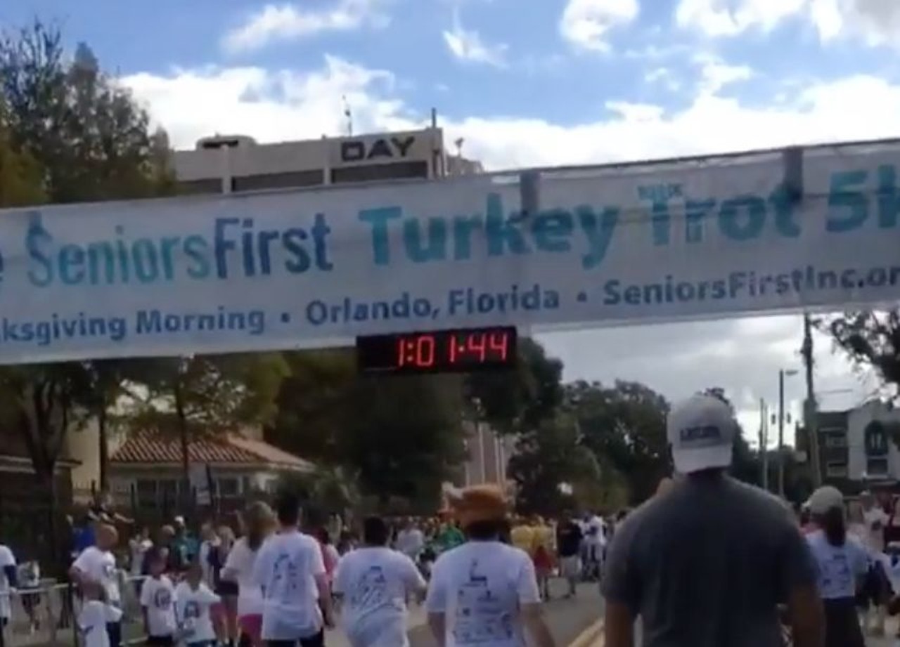 Thursday, Nov. 23
The Seniors First Turkey Trot 5K One of the oldest and largest fun runs in Orlando with more than 5,000 participants. 7-10 am; Lake Eola Park, Eola Drive, North Eola Drive and East Robinson Street; $30-$38; 407-615-8979; turkeytrotorlando.com.
Photo via chelsea___hall/Instagram