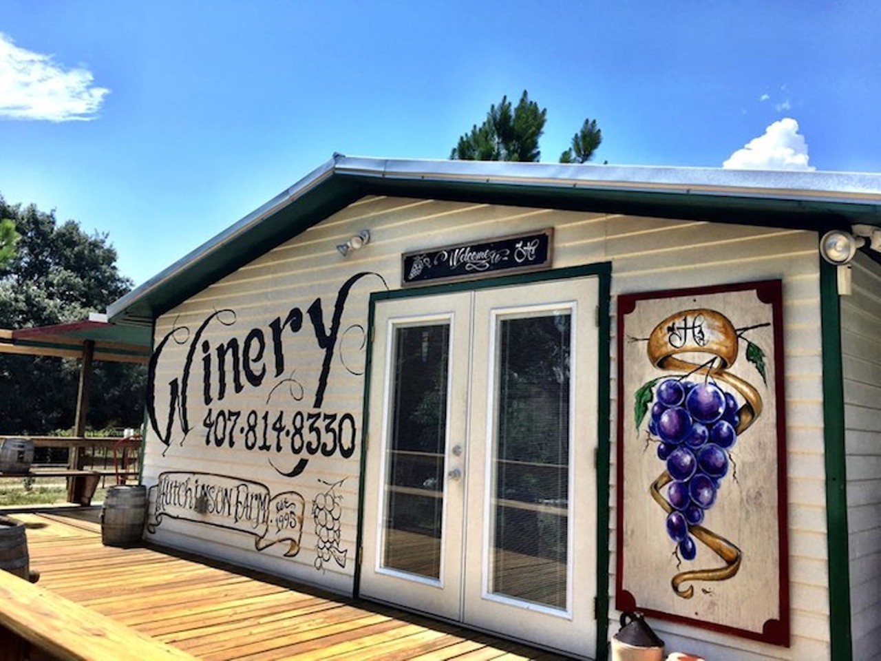 Hutchinson Farm Winery
8061 Stone Road, Apopka | 407-814-8330
Whether you&#146;re in the mood for white, red or something in between, this cozy little winery has got you covered. 
Photo via Drew Hutchinson/Facebook