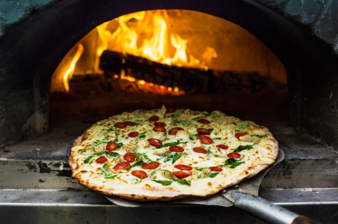 The margherita pizza at The Wine Barn.Image by Rob Bartlett