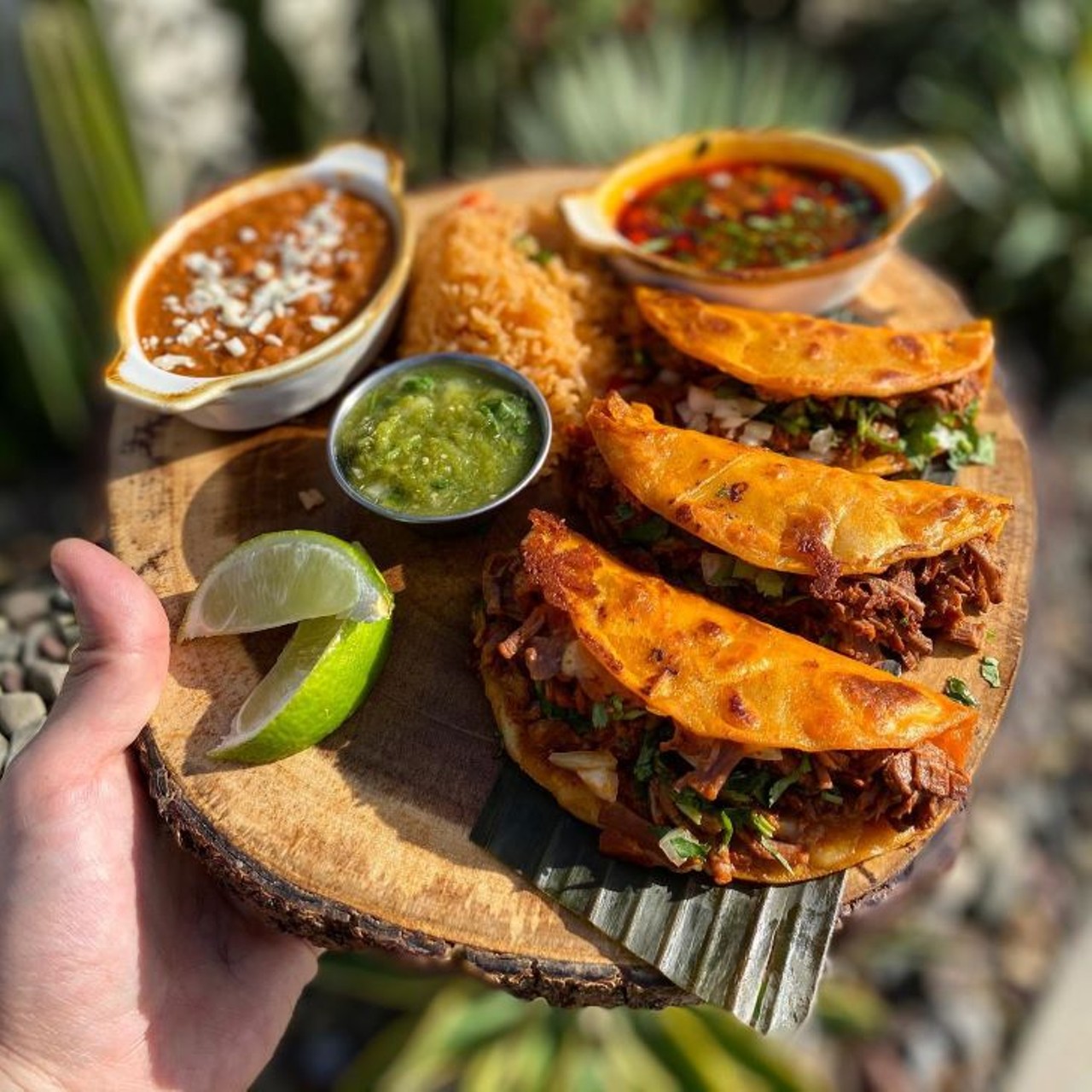 Agave Azul 
Multiple locations 
Agave Azul is serving modern Mexican cuisine, while using traditional flavors. Their 24-hour braised pork tacos and spicy chorizo are plates to look out for. 
Photo via Agave Azul/Facebook