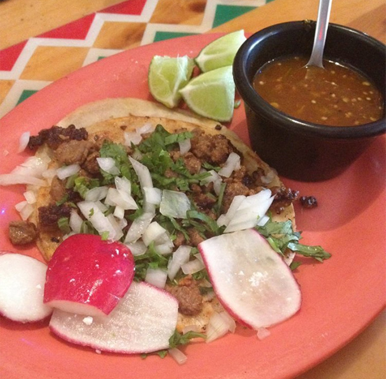 El Tenampa
11242 S. Orange Blossom Trail, 407-850-9499
Come for the carne asada tacos, stay for the live mariachi band.
Photo via Yelp
