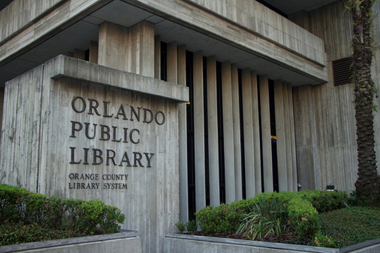 The Orlando Public Library is the largest public library in the state at 290,000 square feet. It is also an internationally renowned example of the Brutalist school of architecture.
Photo via Flickr