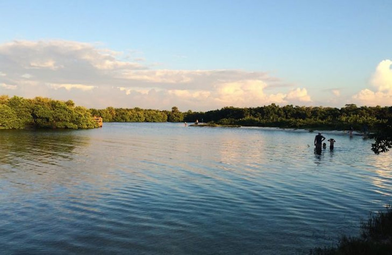  E.G. Simmons Park
Two hours from Orlando
Boat docks, pavilions and open waters make this natural area perfect for fishing, hiking and camping. Sea life including turtles, crabs and the occasional manatee also make the area perfect for a quick "science" lesson. 
Photo via Mark P./Yelp