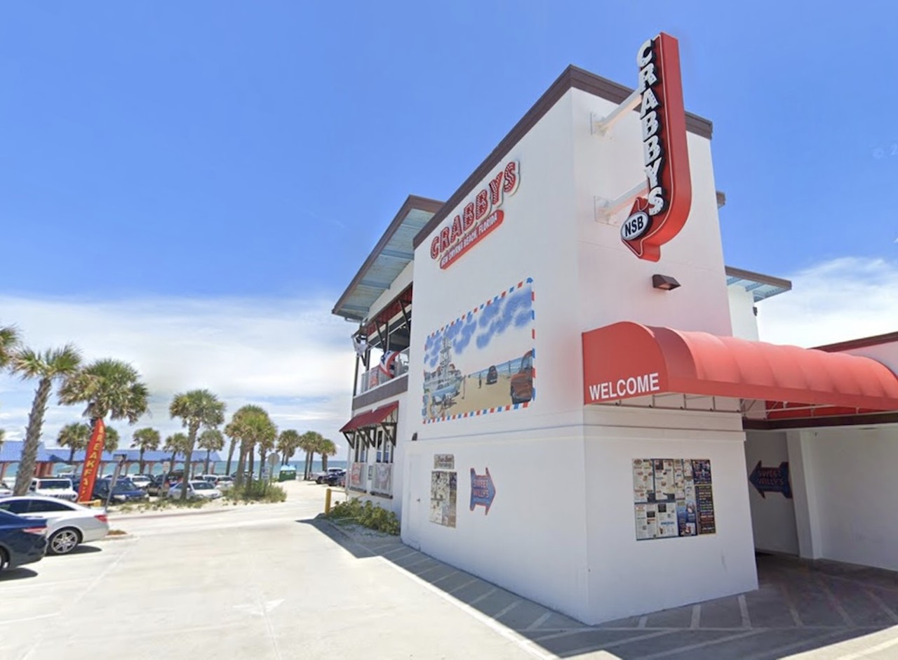 Crabby's  
203 S. Atlantic Ave., New Smyrna Beach
With a waterside location and a menu bursting with seafood-focused dishes, Crabby's offers everything you need to enjoy some truly beachside dining in New Smyrna Beach.