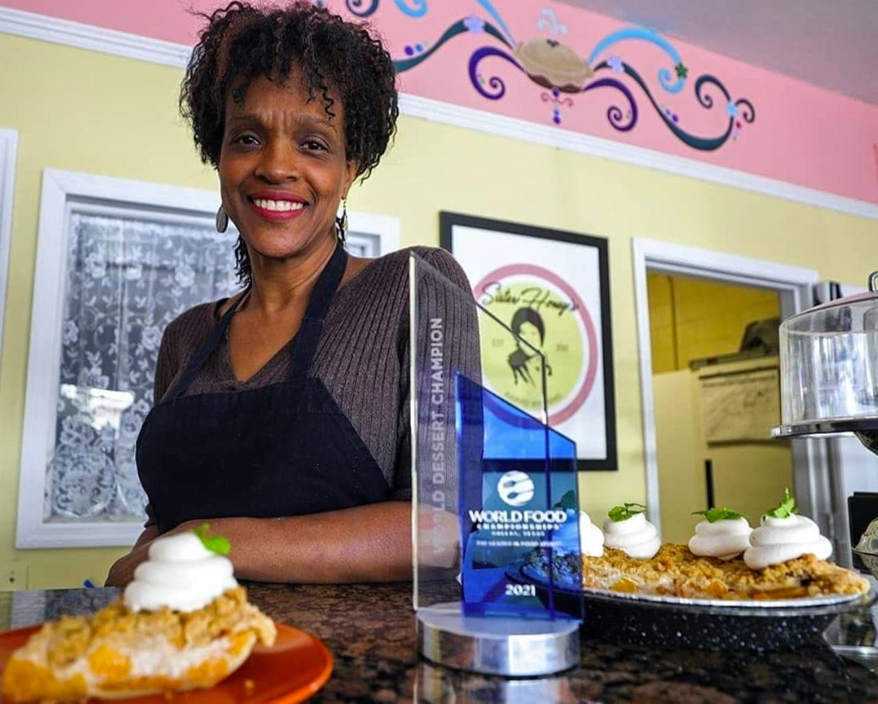 Sister Honey’s
247 E. Michigan St., Orlando
Sister Honey's offers up award-winning pies, cupcakes, pound cakes, cookies and more at this South Orlando bakery. Menu items and bakery options change daily, so call ahead if you're looking for something special.