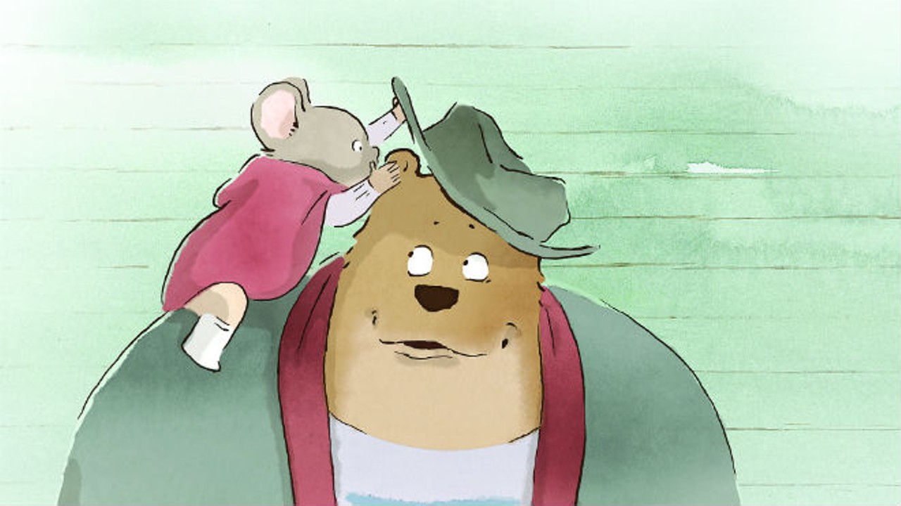 Ernest & Celestine
???? (out of 5 stars)
Program: Special screenings
Love is love. It&#146;s a simple idea that so many people can&#146;t grasp. Black and white, boy and boy, girl and girl &#150; or indeed, mouse and bear &#150; it&#146;s never anything to be afraid of. But it seems to only make sense to one inquisitive mouse, Celestine (Mackenzie Foy), and one hungry Bear, Ernest (Forest Whitaker), who meet quite by accident when Ernest saves Celestine&#146;s life only to then try and eat her for a snack.
In the film&#146;s world, though &#150; inhabited by animals a la Art Speigelman&#146;s Maus &#150; the other mice and bears are afraid. Mice live underground, bears aboveground, and the two share very little with each other. When Ernest and Celestine find themselves on the wrong side of the law in both the bear and mice world, that notion is challenged in startlingly emotional ways and the unlikely pair find each other to be perfect protectors for each other in different ways.
The animation, done in a sumptuous broken-line storybook-style watercolor, is outstanding. Despite the rumors of its demise, 2D hand-drawn animation isn&#146;t dead. In fact it&#146;s becoming vital again in Europe, and this is a brilliant example of what it could be again. &#150; Rob Boylan