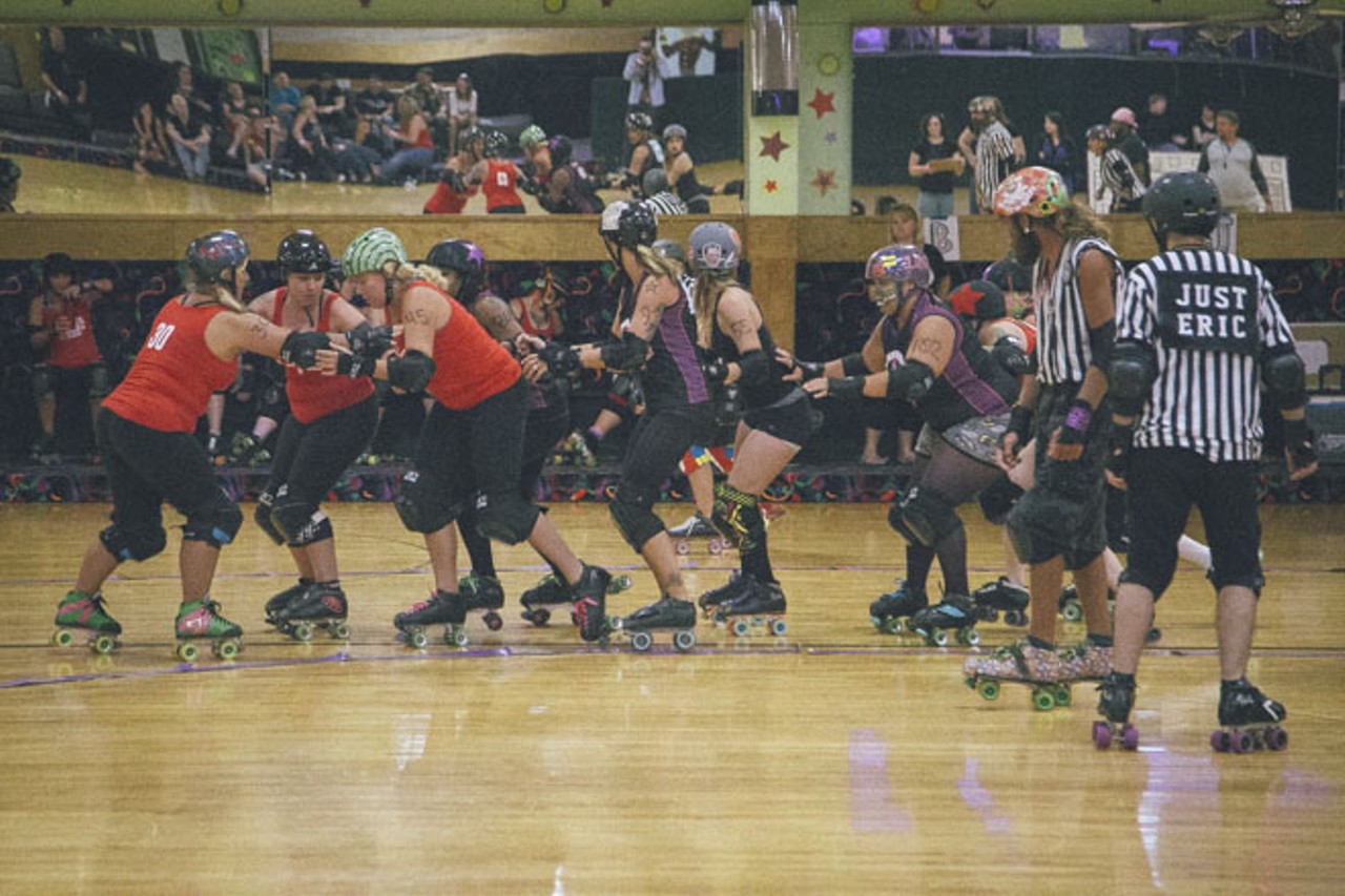 32 adrenaline-pumping photos from the Orlando Psycho City Derby Girls' bout at Semoran Skateway