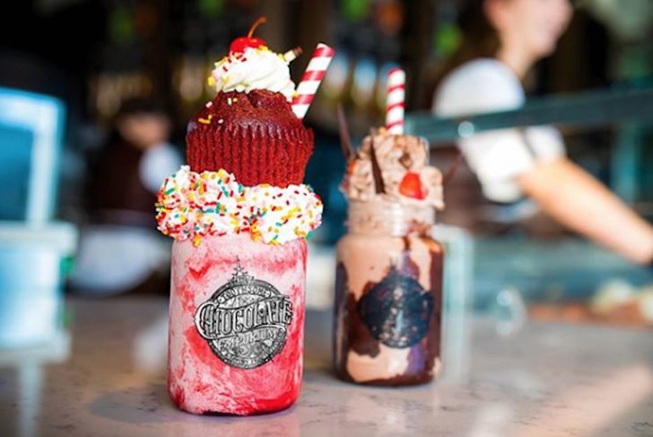 The Toothsome Chocolate Emporium & Savory Feast Kitchen
6000 Universal Blvd. 
Indulge in artisanal milkshakes at the Toothsome Chocolate Emporium & Savory Feast Kitchen with flavors like chocolate brownie bark, bacon brittle and salted caramel flan. Never forget the experience because the signature milkshake glass is your souvenir to keep.
Photo via Instagram/Universal Orlando Resort
