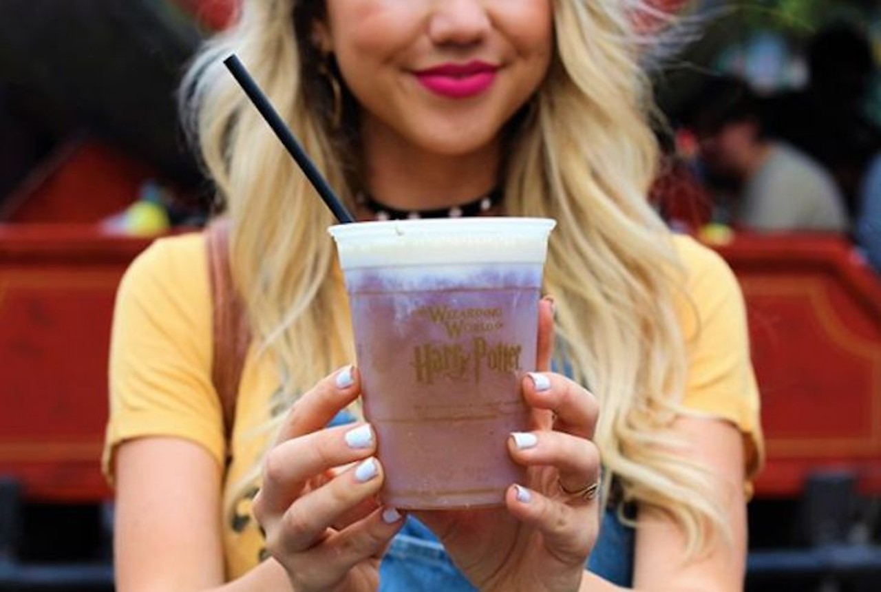 The Wizarding World of Harry Potter
6000 Universal Blvd. 
The Wizarding World of Harry Potter is known for their signature butterbeer that can cool off theme park visitors on the hottest days, with cream soda and a powerful butterscotch flavor available chilled on ice or frozen.
Photo via Instagram/Universal