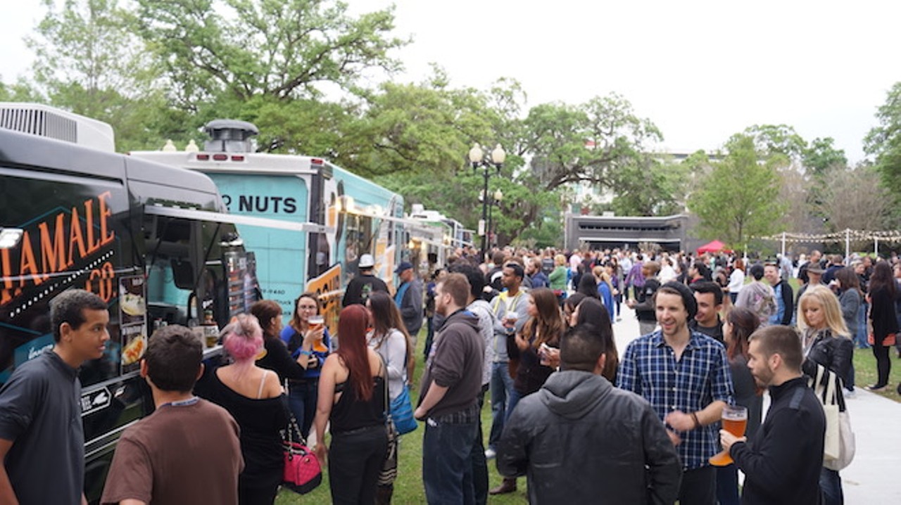 More than 100 people showed up to feast on food truck fare and bright ideas at this year's Truckpocalypse.
