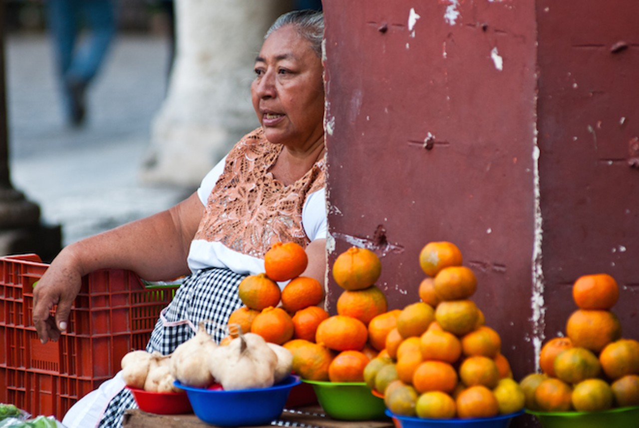 In Miami, you could face up to thirty days in jail for selling oranges on the sidewalk.via