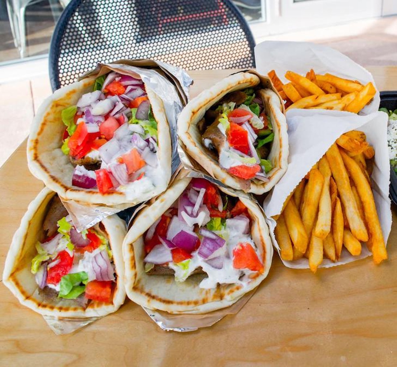 Gyroville  
10360 E. Colonial Drive, 407-978-8191
The South Florida chain brings its build-your-own-gyro concept to the Reedy Plaza in east Orlando. Wraps, rice bowls and salads can be customized with gyro meat, pork or chicken souvlaki, or falafel. 
Photo via Gyroville/Facebook