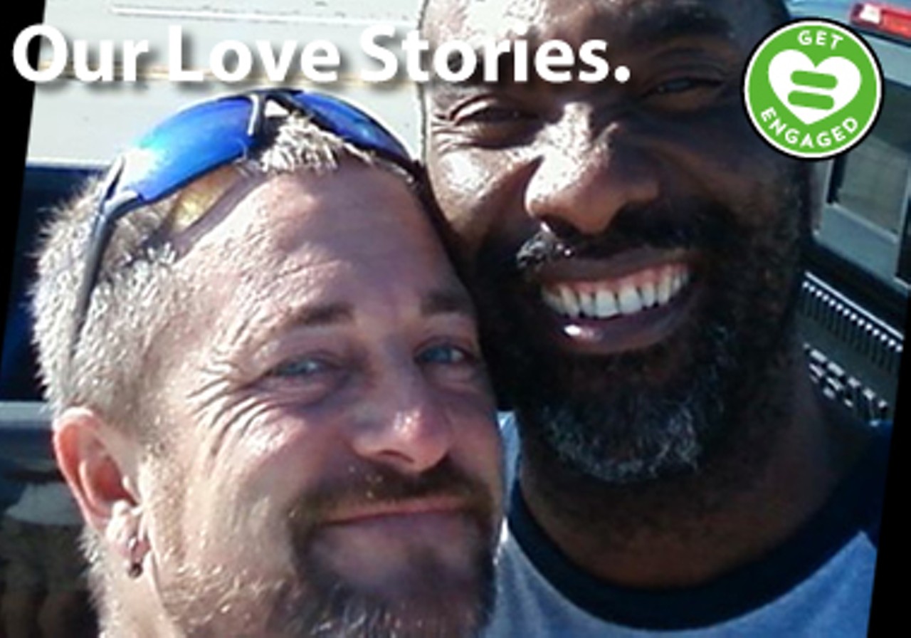 Tom and John first met miles apart. After a year of long distance dating, they became life partners and have been together for two years since. They do have a domestic partnership, but would like to one day get legally married.