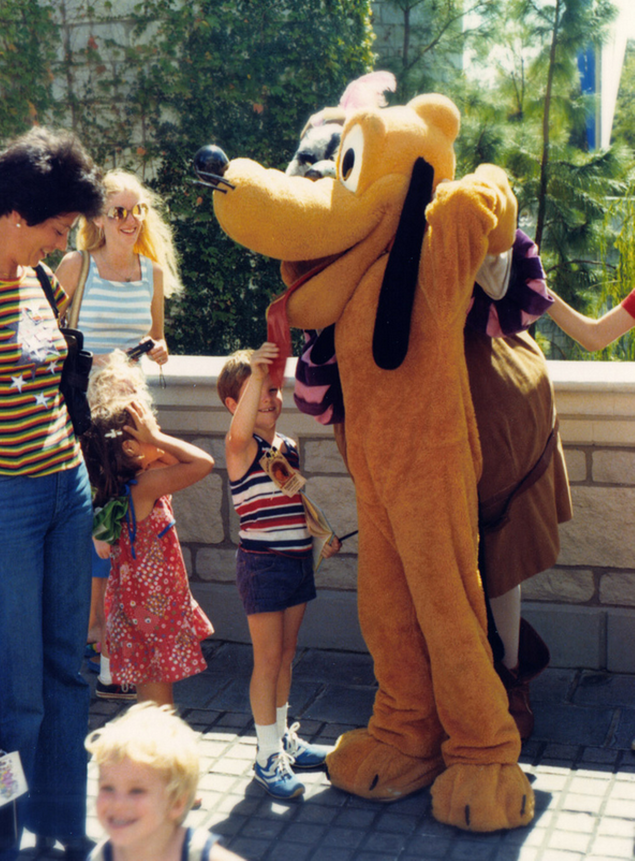 A character meet-and-greet with Pluto.