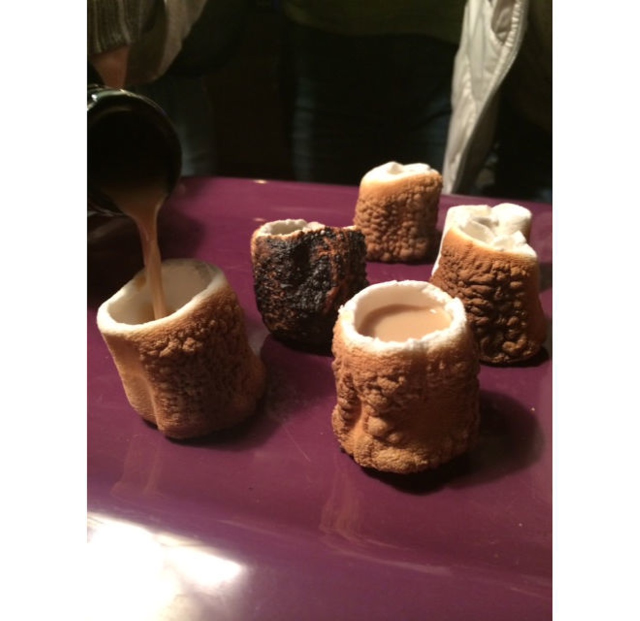 We did it! Homemade marshmallow Bailey's shotsRelated: Thank you, Internet: Marshmallow shot glasses
