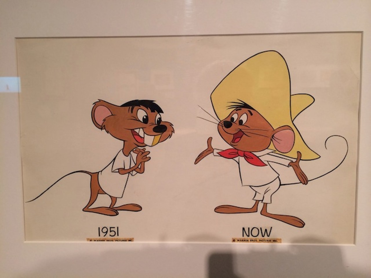 Warner Bros BUGS BUNNY SHOW Animation Drawing SPEEDY GONZALES in