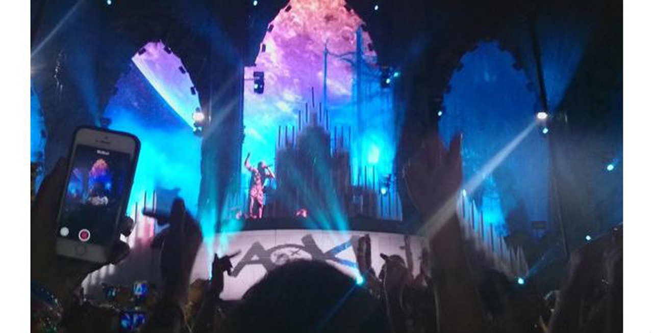 Watched Steve Aoki dazzle the crowd at Electric Daisy CarnivalTwitter: @ImSoJheanelle