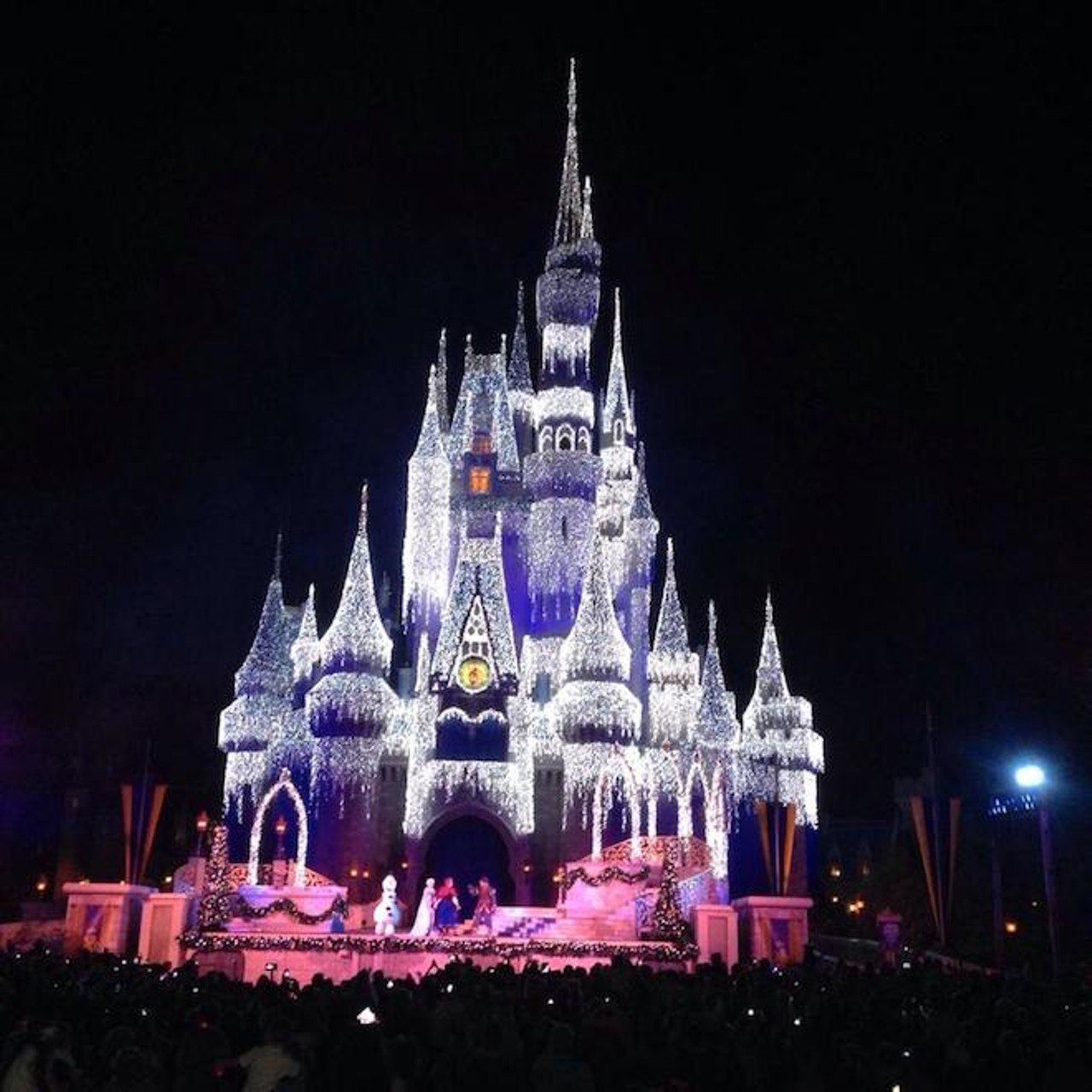 Elsa froze Cinderella's CastleImage via Visit Orlando