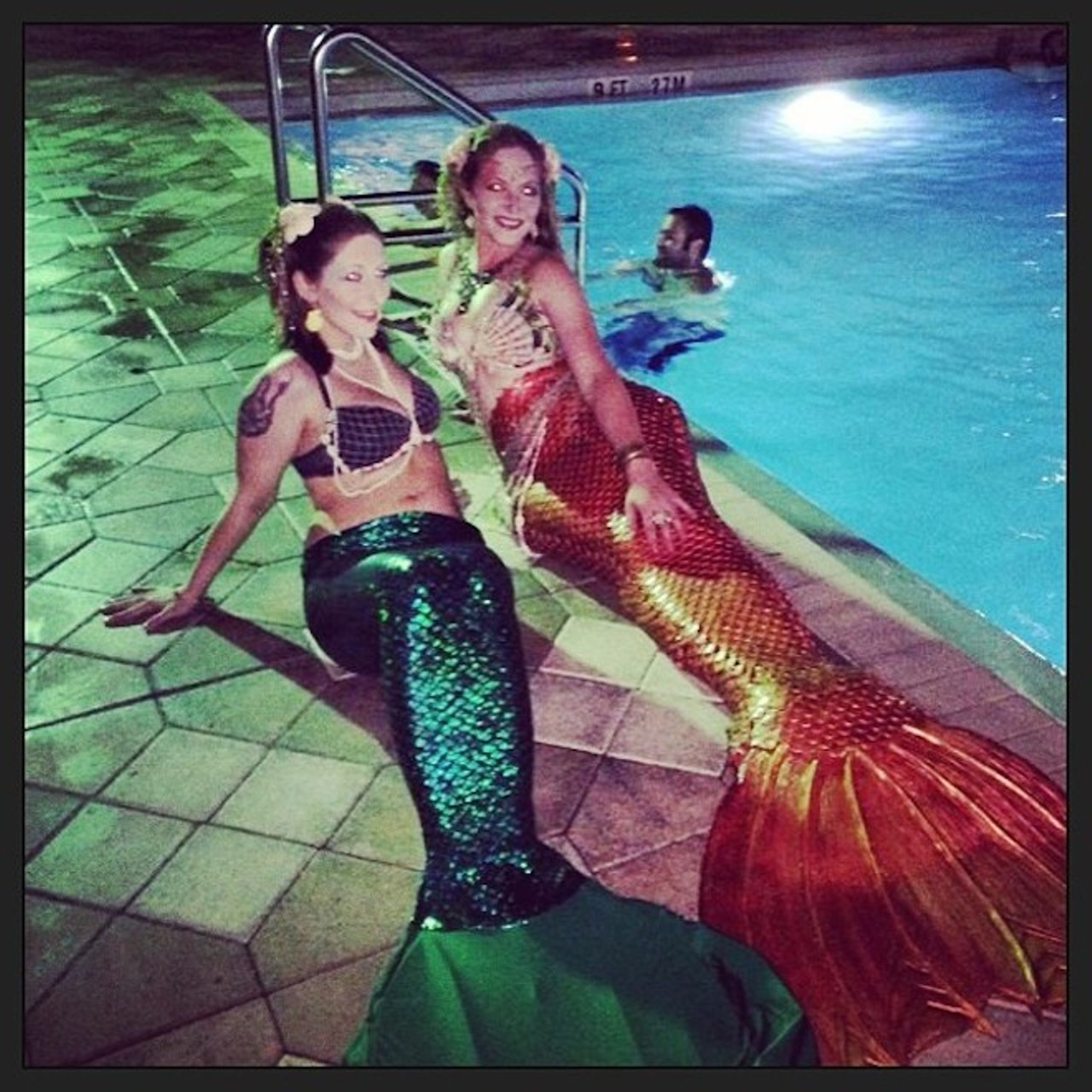Mermaids at the Spooky Empire May-hem pool party.Instagram: _snegurochka_