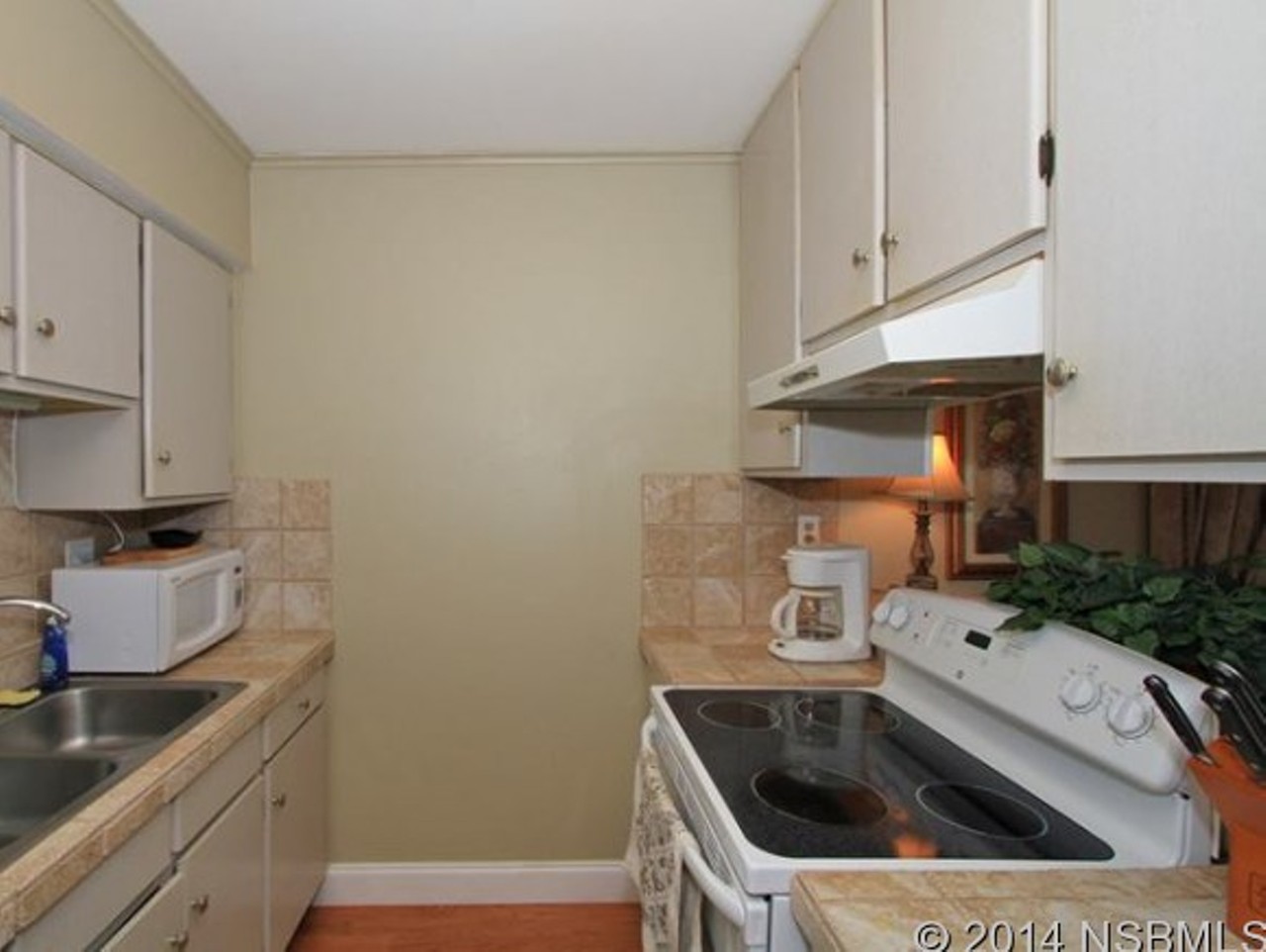 Small kitchen, but it'd work for a vacation condo, right?