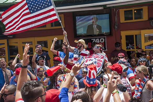  38 patriotic photos from the Wall Street World Cup viewing party: USA vs. Germany 