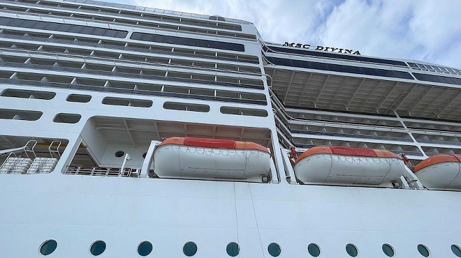 Adults seeking an escape from Orlando’s pixie-dust attractions may enjoy a cruise on the MSC Divina