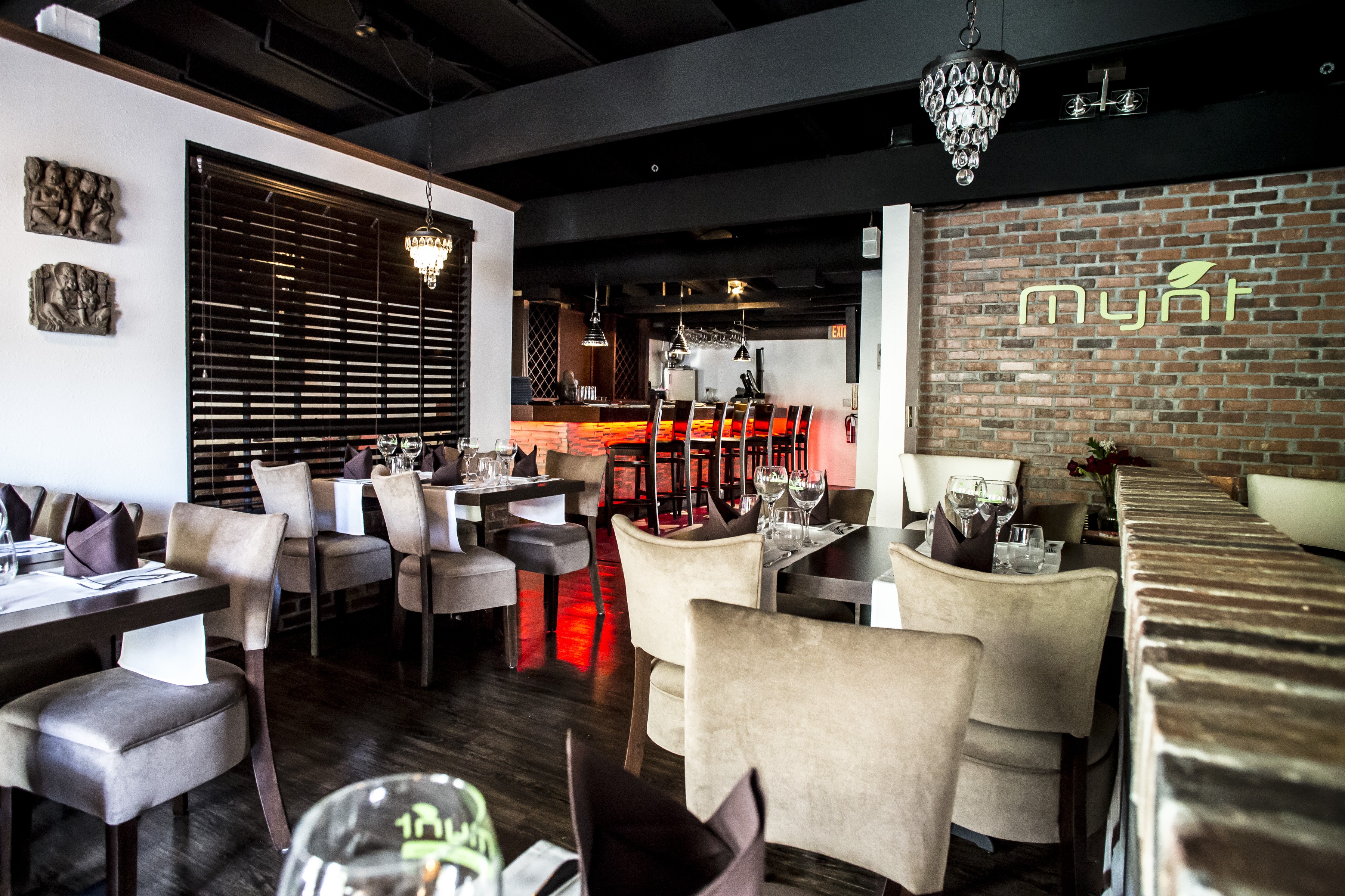 Aesthetics seem to be the main focus at Mynt, a new Indian eatery in Hannibal Square