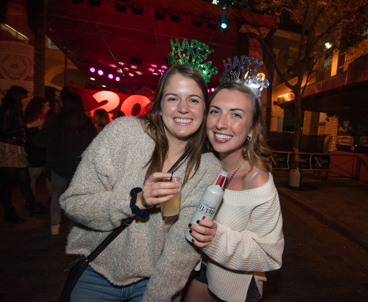 All the beautiful people we saw in downtown Orlando on New Year's Eve