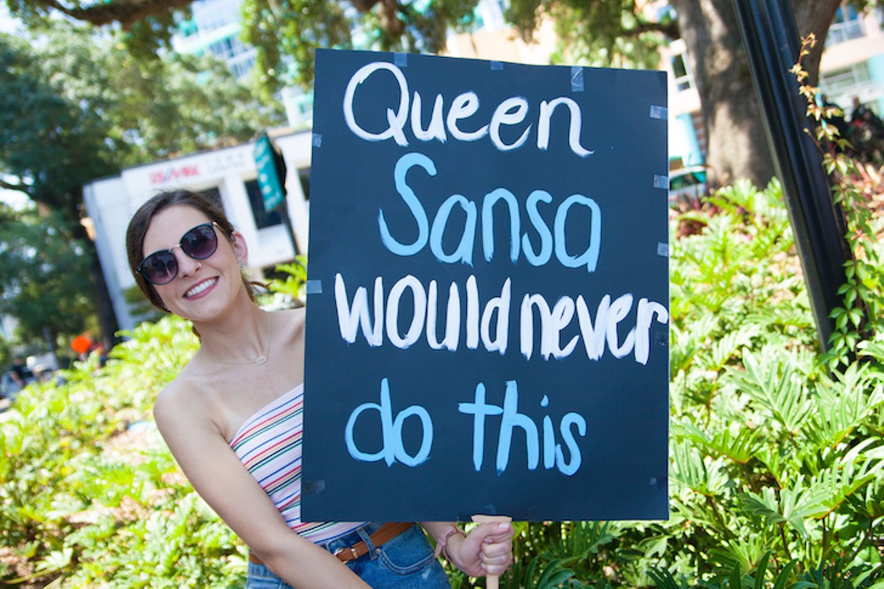 All the best signs we saw at the May 26 abortion rights protest in downtown Orlando