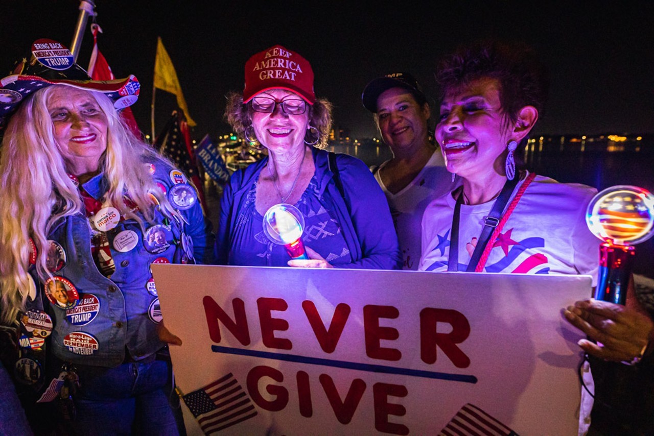 All the QAnon cultists and far-right loonies we saw at Donald Trump's 2024 campaign launch