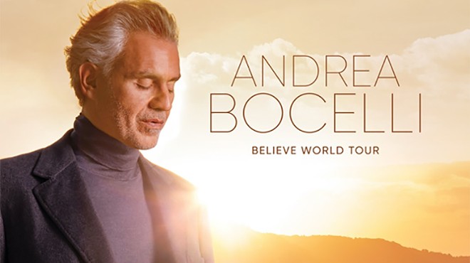 Andrea Bocelli announces Orlando show at Amway Center